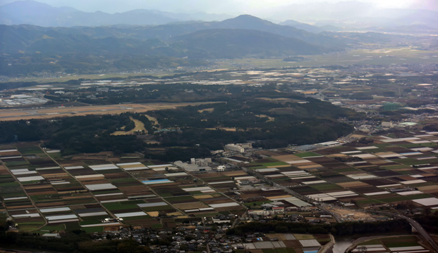 高遊原溶岩流の先端部